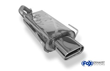 Endschalldämpfer - 160x80 Typ 53 passend für: Toyota Celica T20